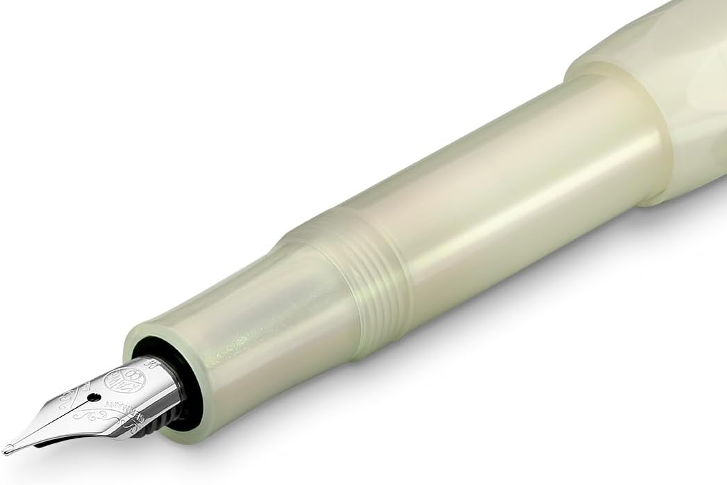 Kaweco LUNAR SPORT Fountain Pen Light Green I Premium Reservoir Pen with Steel Nib for Ink Cartridges 13 cm I Nib: B (Broad)