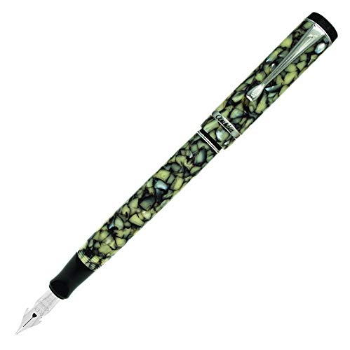 Conklin Duragraph Fountain Pen Ice Blue - Fine Nib, Elegant Writing Instrument with Cool Blue Finish