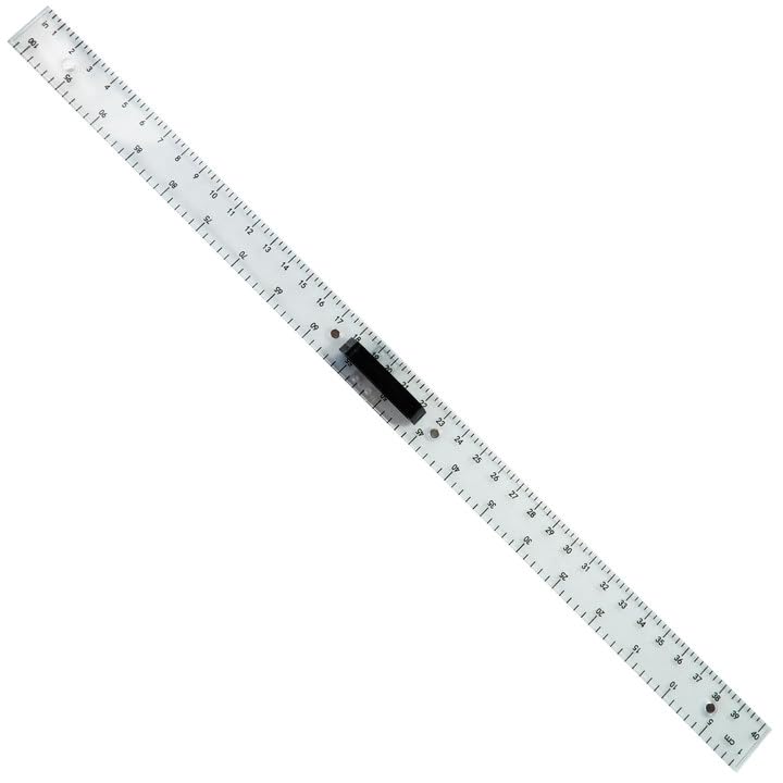 Magnetic Geometry Math Ruler Set for Classroom, Large Protractor, Triangle & Measuring Rulers, Magnetic Blackboard Tools for Teachers & Students Enhances Math Learning, 5pc