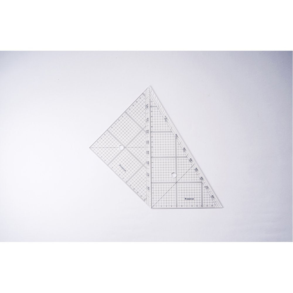 STAEDTLER 966 24 Triangle Ruler Drawing Set for Layout 9.4 inches (24 cm)