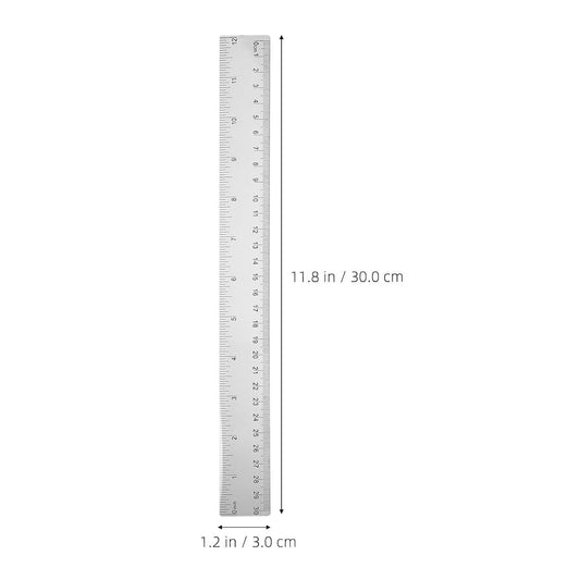 2 Sets Triangle Ruler Set Protractor and Dual Unit Measuring Tools