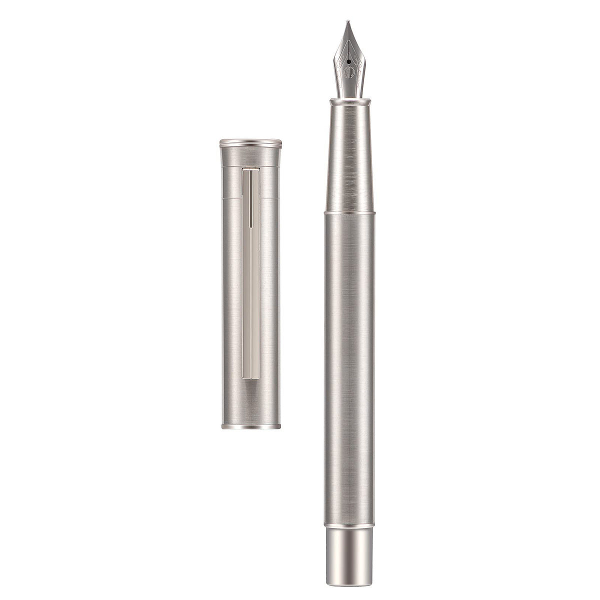 Asvine Black Forest Fountain Pen Fine Nib, Ink Cartridge Not Included, Classic Design with Converter and Metal Pen Case Set