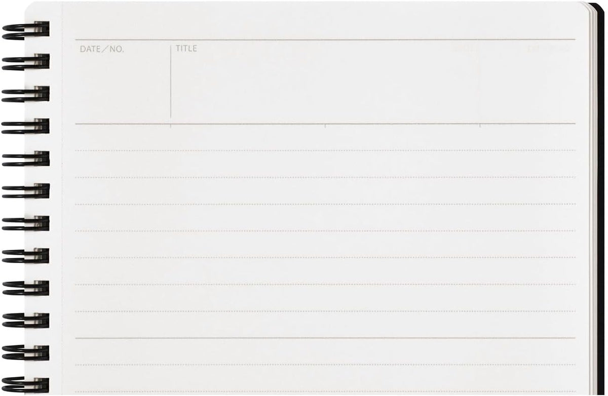 Maruman Mnemosyne Spiral Notebook, A4, 8.27"x11.69", 7mm College Ruled