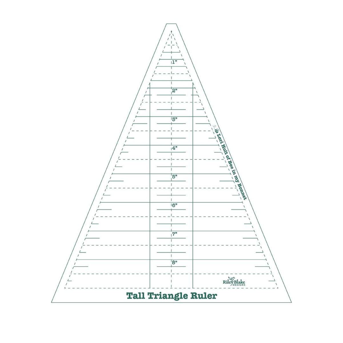 Riley Blake Design Tall Triangle Ruler by Lori Holt