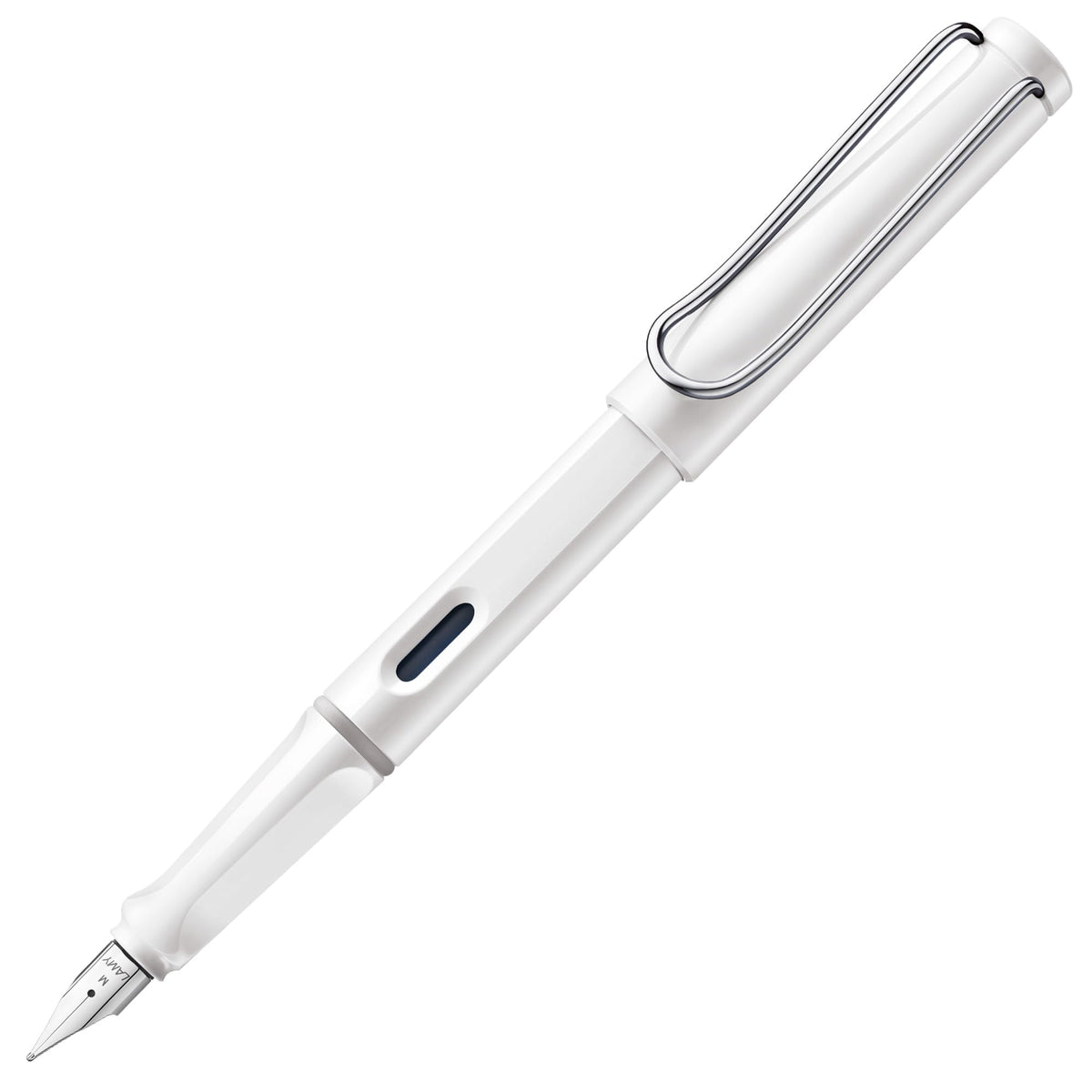 LAMY safari blue - Fountain Pen with ergonomic grip & polished steel nib in size F - ideal for any Writing & Calligraphy - including LAMY T 10 blue cartridge - Right-Handed
