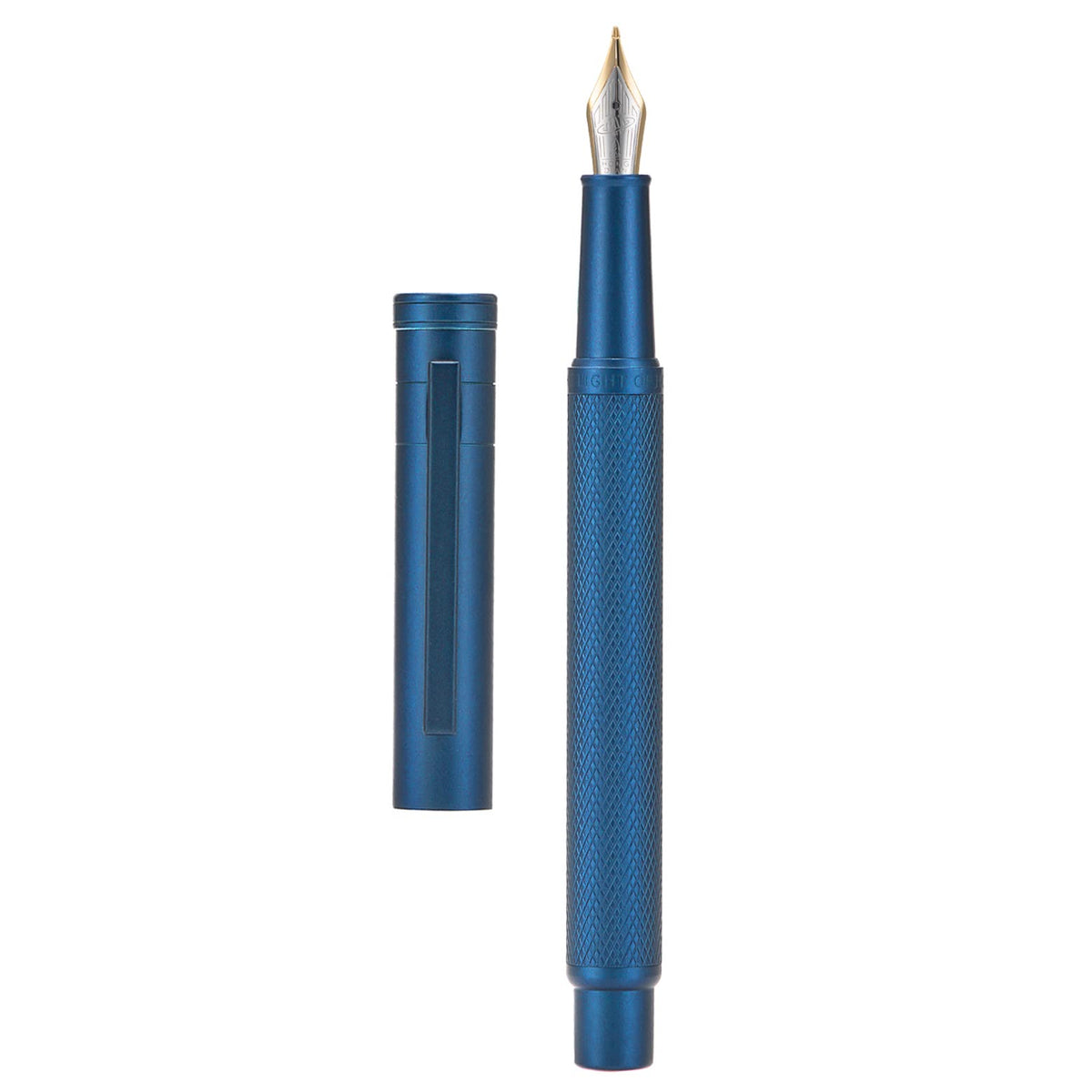 Asvine Dark Green Forest Fountain Pen Extra Fine Nib Classic Design with Converter and Metal Pen Case Set