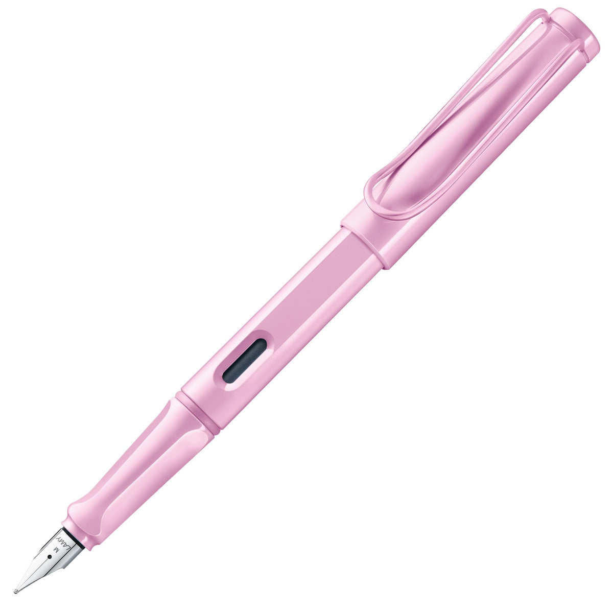 LAMY safari blue - Fountain Pen with ergonomic grip & polished steel nib in size F - ideal for any Writing & Calligraphy - including LAMY T 10 blue cartridge - Right-Handed