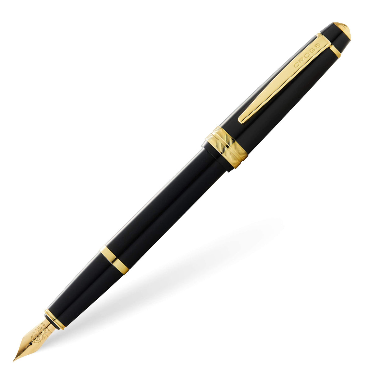Cross Bailey Light Polished Burgundy Fountain Pen, Black Ink