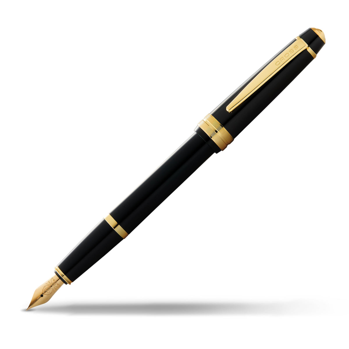 Cross Bailey Light Polished Burgundy Fountain Pen, Black Ink