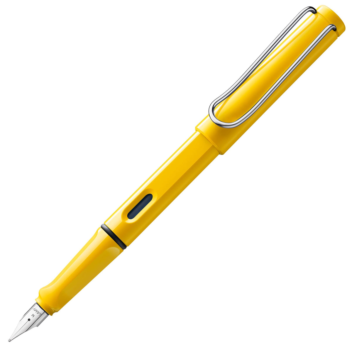 LAMY safari blue - Fountain Pen with ergonomic grip & polished steel nib in size F - ideal for any Writing & Calligraphy - including LAMY T 10 blue cartridge - Right-Handed