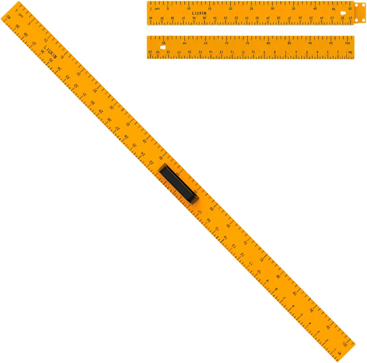 39 Inch Strong Magnetic Straight Ruler and Protractor Geometry Teaching Kit