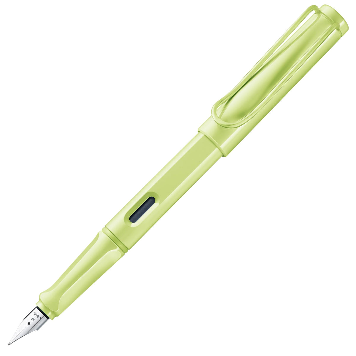 LAMY safari blue - Fountain Pen with ergonomic grip & polished steel nib in size F - ideal for any Writing & Calligraphy - including LAMY T 10 blue cartridge - Right-Handed