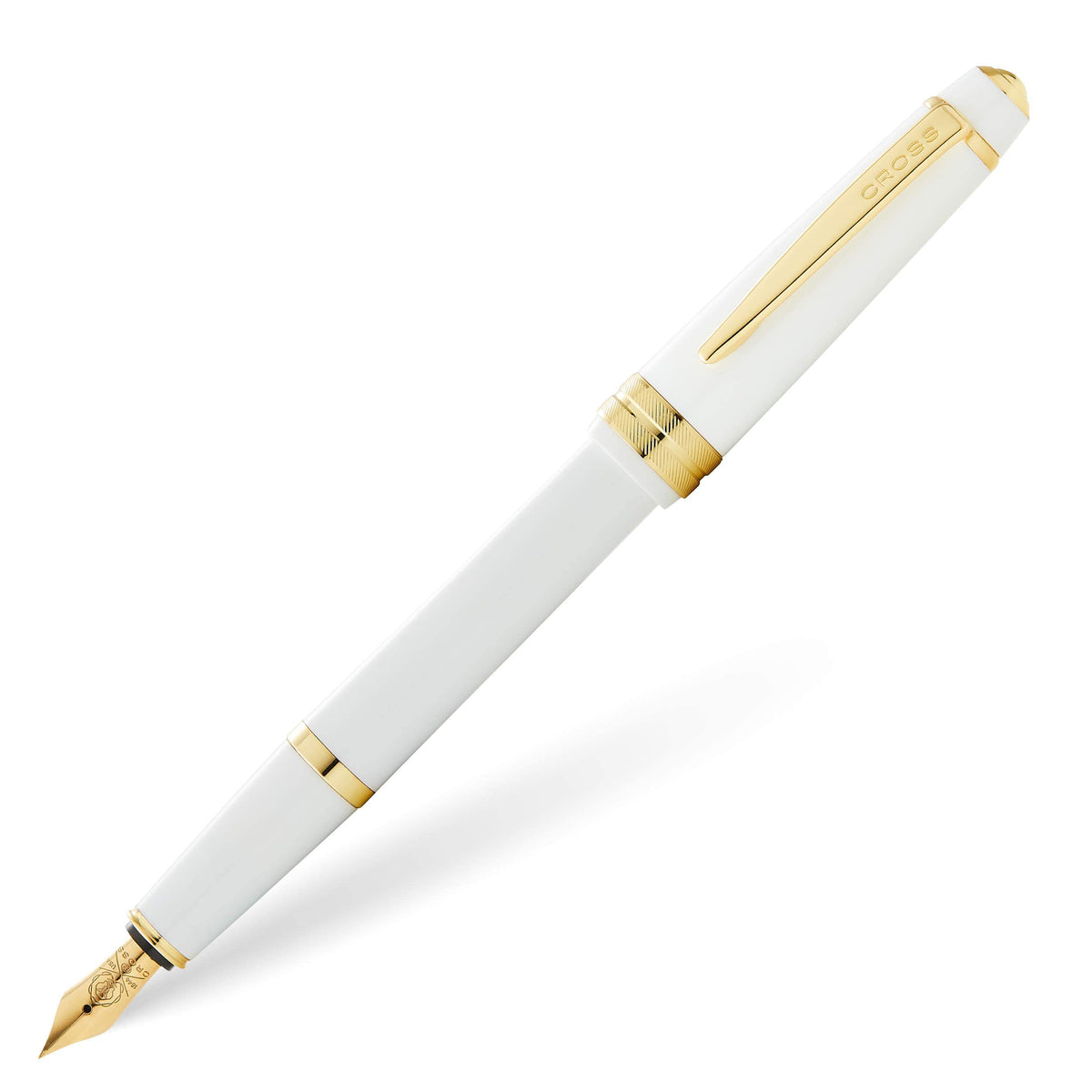 Cross Bailey Light Polished Burgundy Fountain Pen, Black Ink