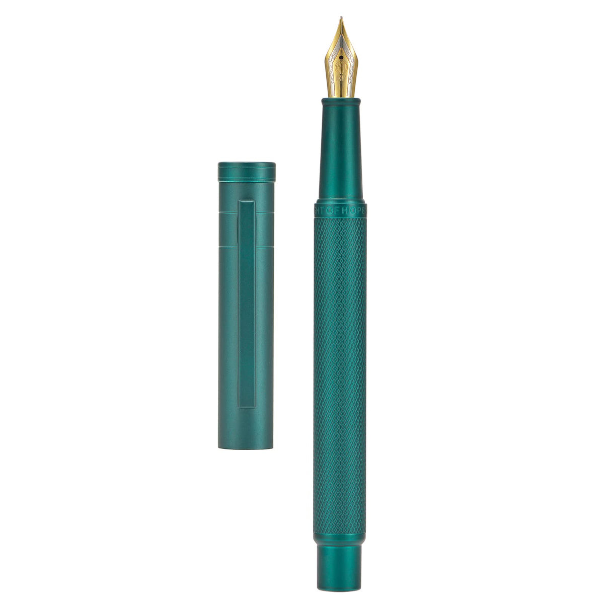 Asvine Black Forest Fountain Pen Fine Nib, Ink Cartridge Not Included, Classic Design with Converter and Metal Pen Case Set