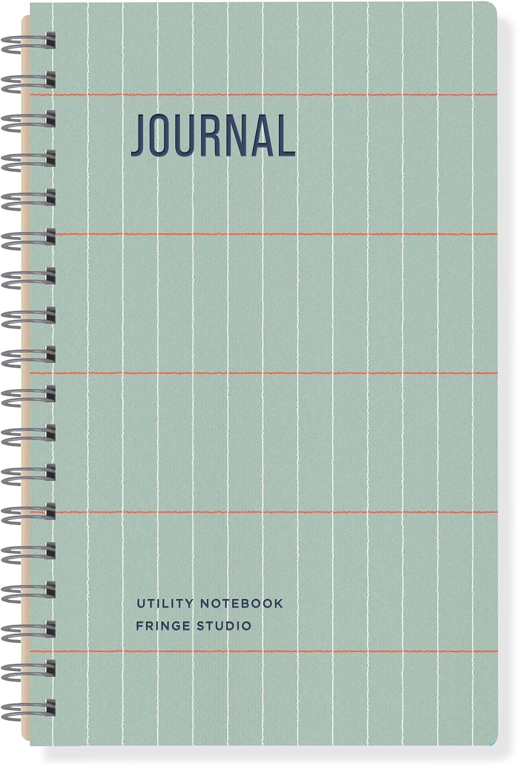 Fringe Studio Paper Spiral Journal, "FLEUR MAGNOLIA VINES", Approx. 6” w x 9.5” h x 0.5", 160 Pg, Fleur Collection (140PA006FSC)