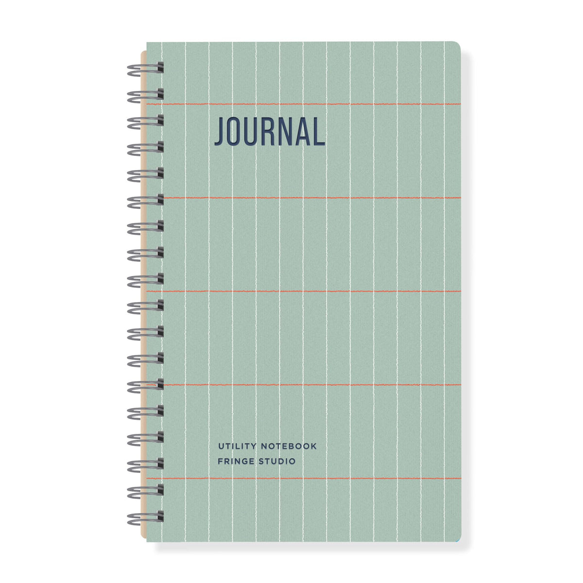 Fringe Studio Paper Spiral Journal, "FLEUR MAGNOLIA VINES", Approx. 6” w x 9.5” h x 0.5", 160 Pg, Fleur Collection (140PA006FSC)