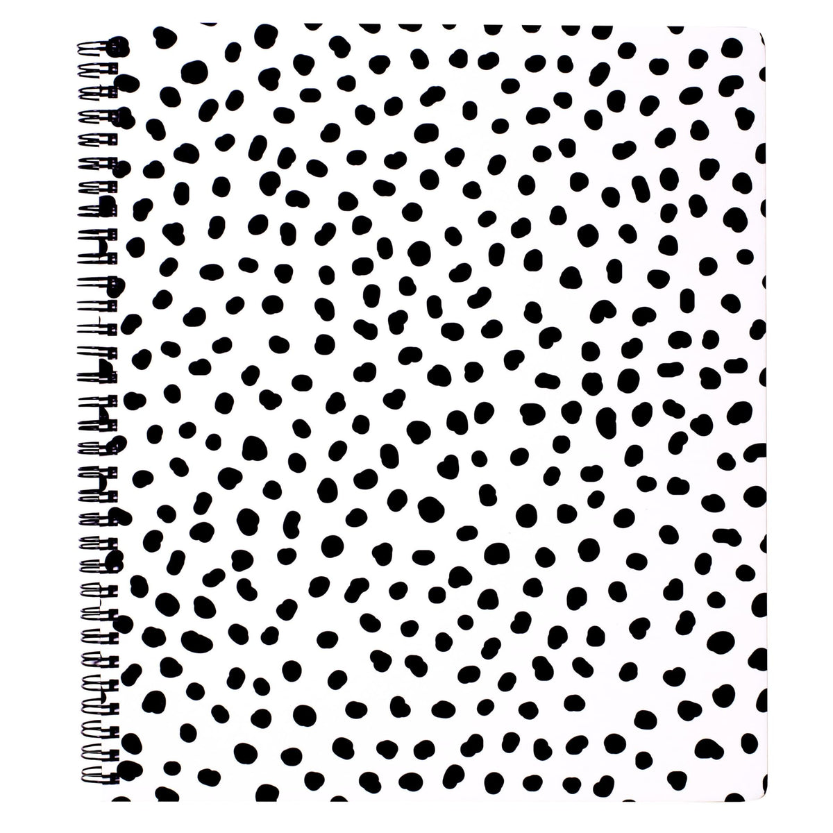 Steel Mill & Co. Cute Floral Large Spiral Notebook, Orange Flower
