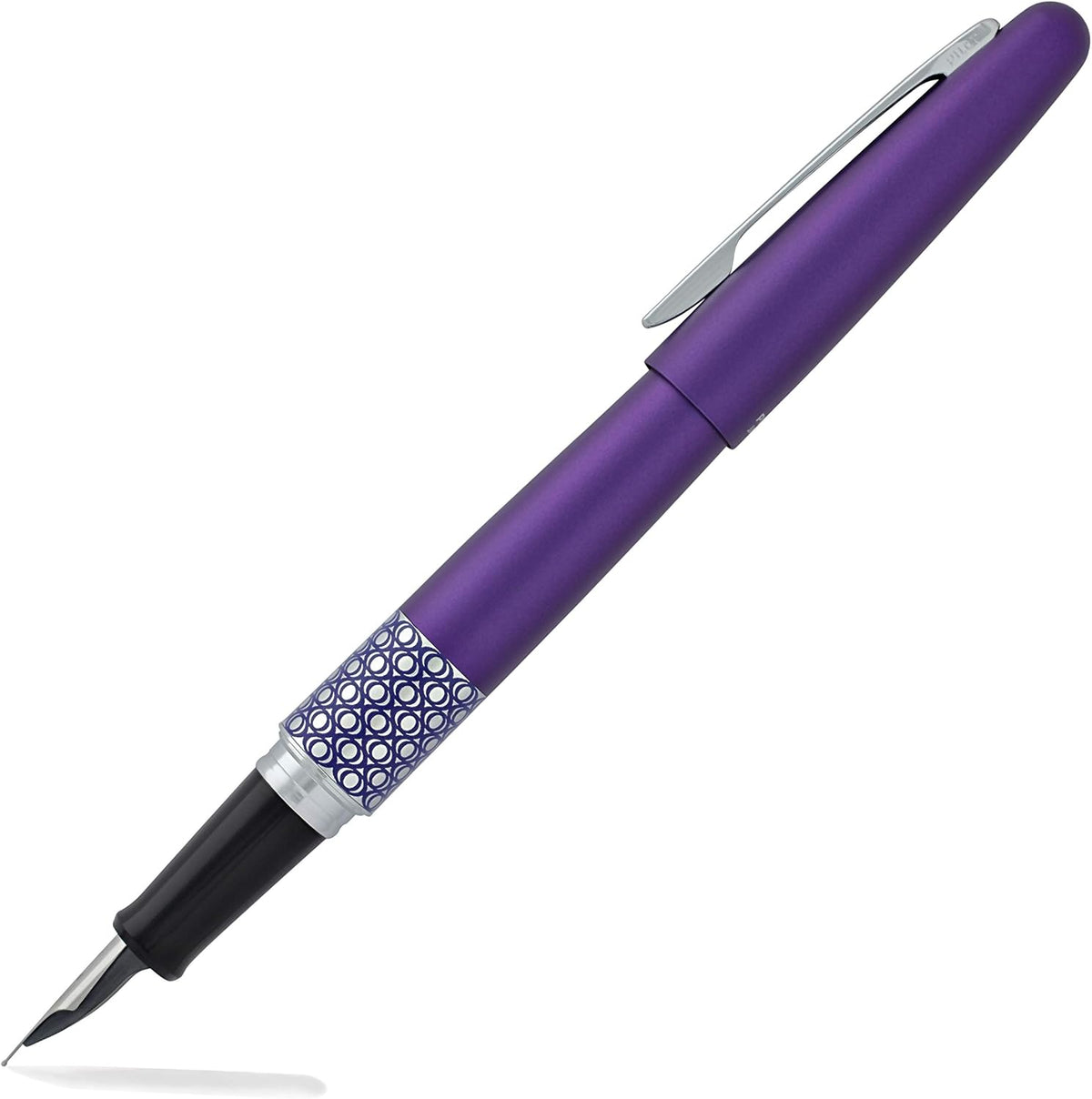 Pilot Metropolitan Fountain Pen, Retro Pop Purple, 1.0mm Stub nib
