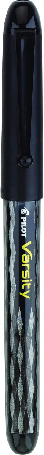 PILOT Precise Varsity Pre-Filled Fountain Pens, 1.0mm, Black Ink, 12-Pack