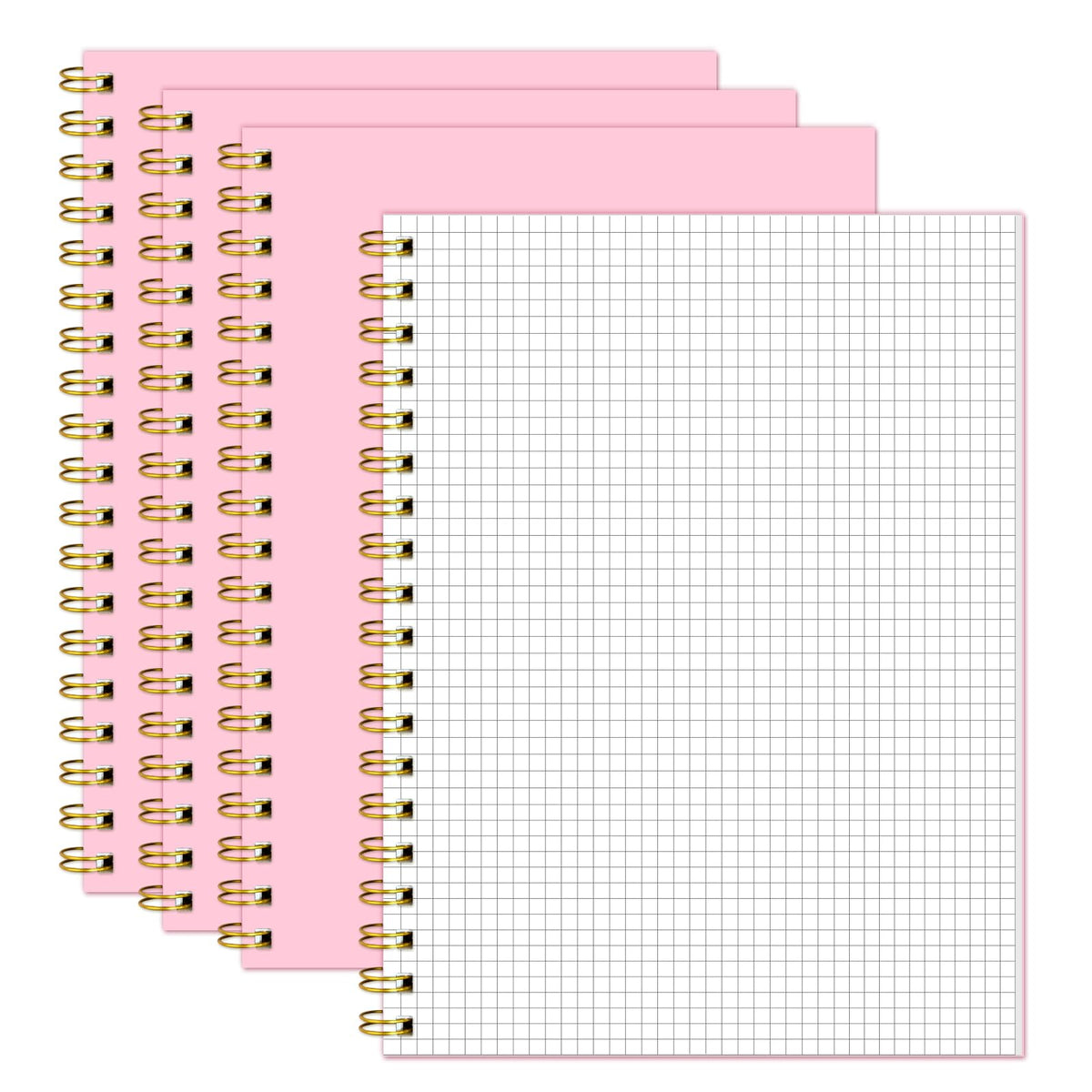 Lined Spiral Notebook B5 Hardcover Black Journal 100GSM 7x10