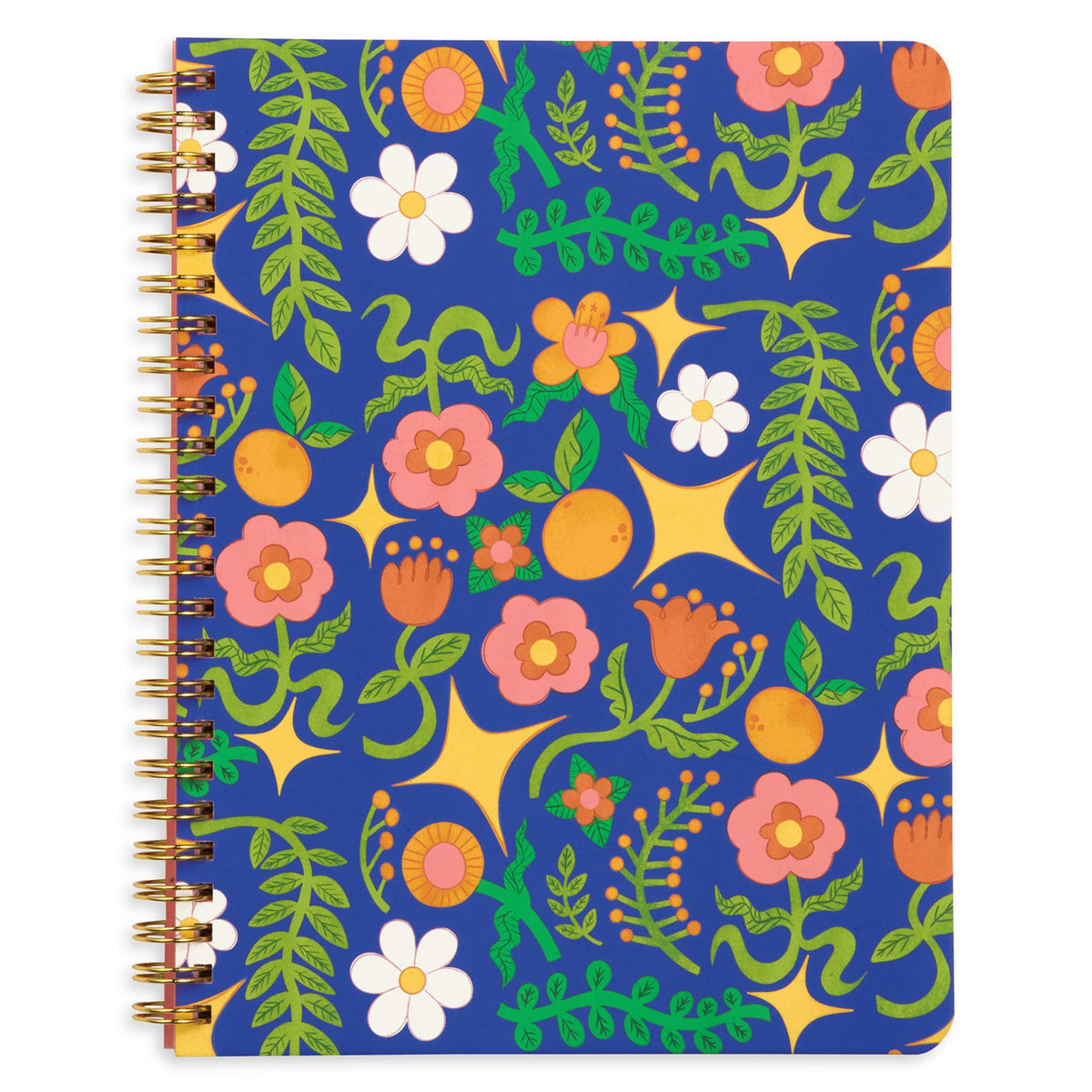 ban.do Small Colorful Spiral Notebook (Mid-Century Stripe)