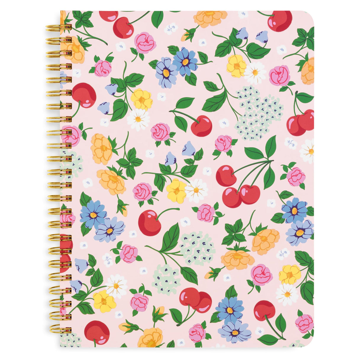 ban.do Small Colorful Spiral Notebook (Mid-Century Stripe)