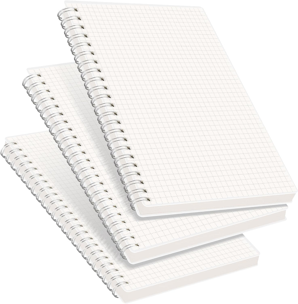 RETTACY Graph Grid Paper Notebook, 160 Pages per Pack, A5 (5.7'' × 8.3'')