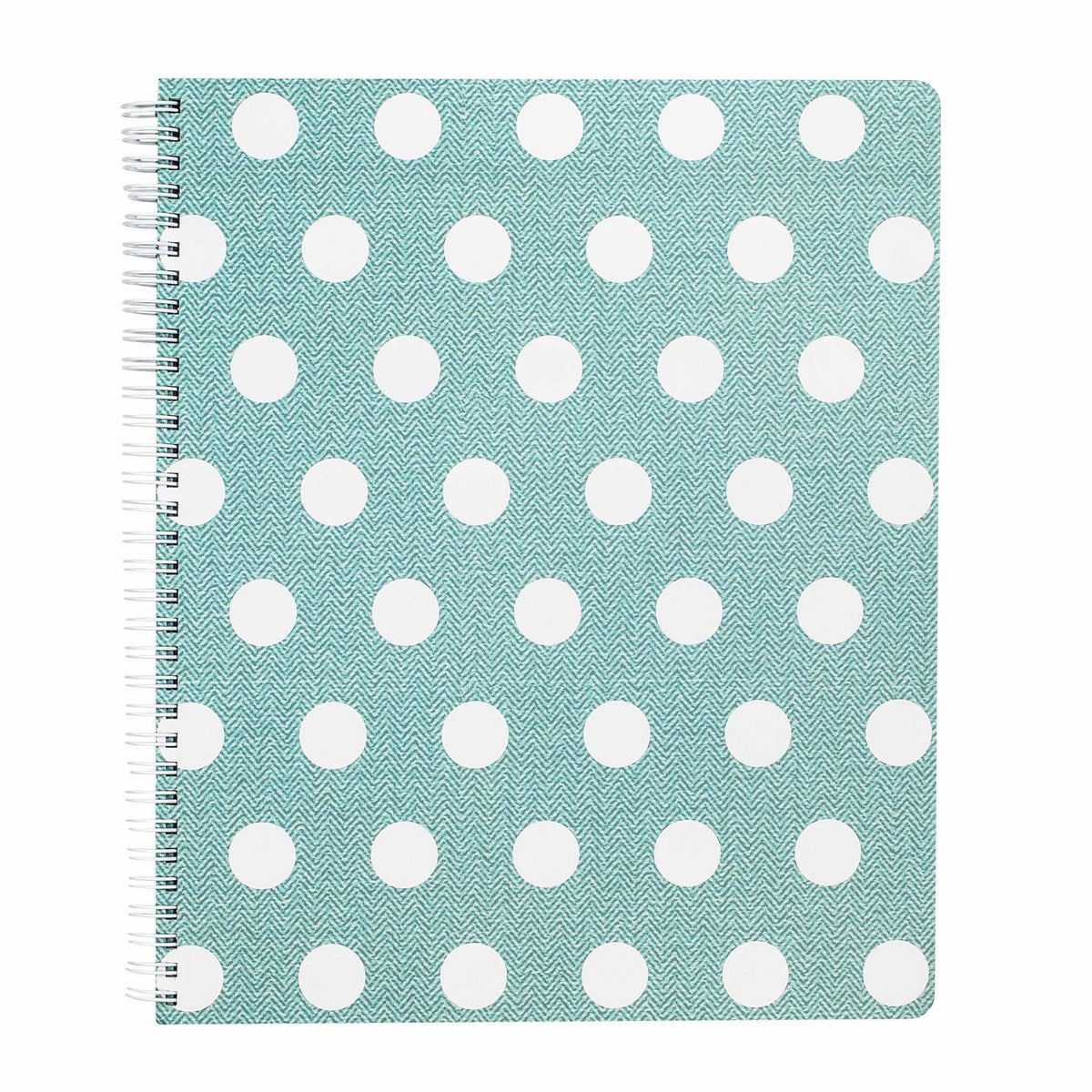 Steel Mill & Co. Cute Floral Large Spiral Notebook, Orange Flower
