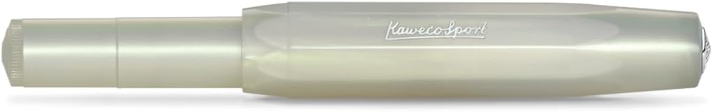 Kaweco LUNAR SPORT Fountain Pen Light Green I Premium Reservoir Pen with Steel Nib for Ink Cartridges 13 cm I Nib: B (Broad)