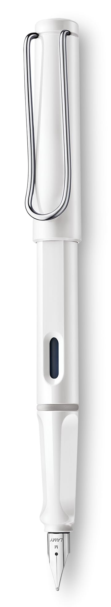 LAMY safari blue - Fountain Pen with ergonomic grip & polished steel nib in size F - ideal for any Writing & Calligraphy - including LAMY T 10 blue cartridge - Right-Handed