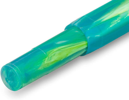 Kaweco COLLECTION Fountain Pen Marble Ocean I Premium Fountain Pen with Steel Nib for Ink Cartridges in Deep Cerulean Blue I Exclusive Pen 12.7 cm I Nib: F (Fine)