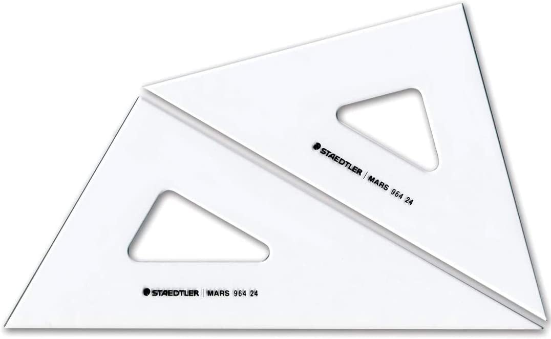 Staedtler 964 30 Triangular Ruler Drafting Set Mars 11.8 inches (30 cm)
