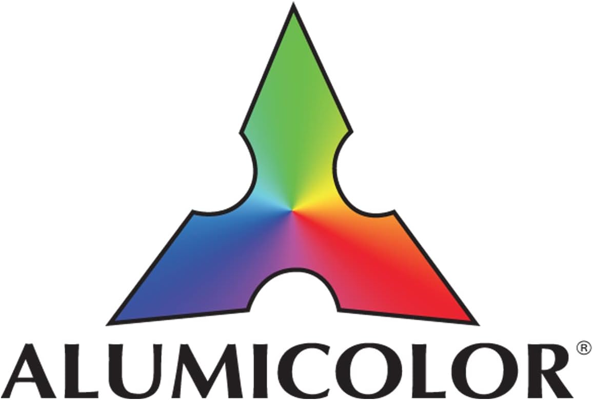 Alumicolor Aluminum 8 Inch & 10 Inch Calibrated Drafting Triangle 2 Piece Set, 30/60 (10 Inch) & 45/90 (8 Inch)