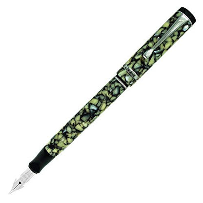 Conklin Duragraph Fountain Pen Ice Blue - Fine Nib, Elegant Writing Instrument with Cool Blue Finish