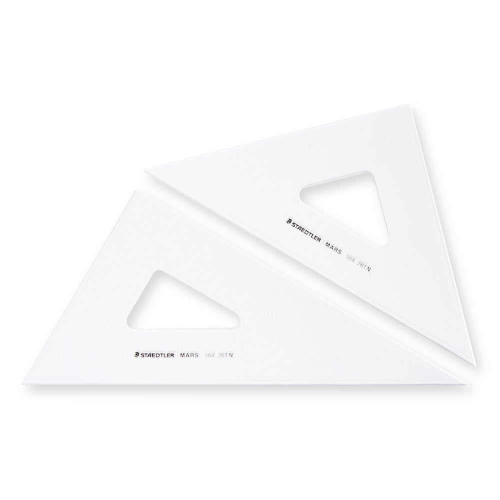 Staedtler Ruler Triangle Ruler for Drafting Set Ink Edge Mars 564 16 TN