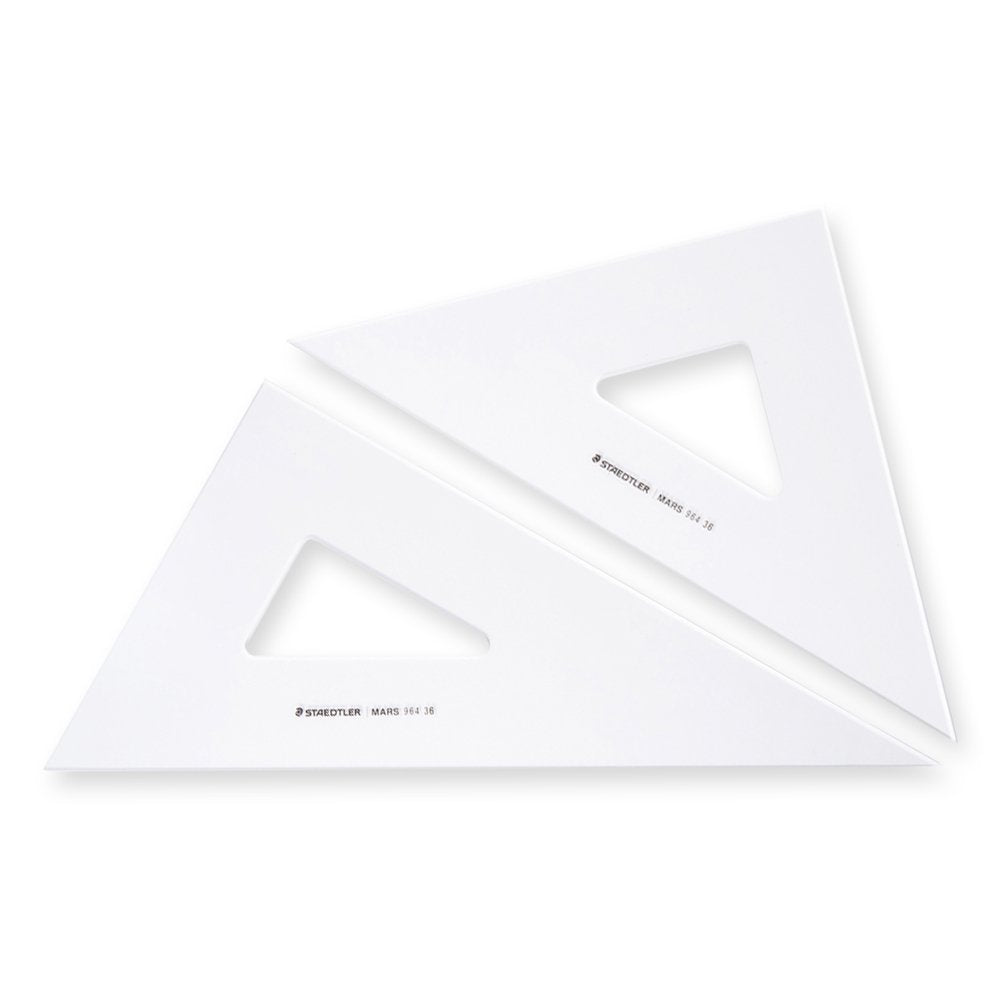 Staedtler 964 30 Triangular Ruler Drafting Set Mars 11.8 inches (30 cm)