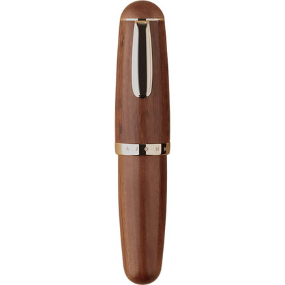 Lanxivi Majohn Q1 Fountain Pen Bent Nib Fude Pen, Little Fat Man Transparent Eyedropper Filling Pocket Pen Large Capacity