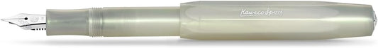 Kaweco LUNAR SPORT Fountain Pen Light Green I Premium Reservoir Pen with Steel Nib for Ink Cartridges 13 cm I Nib: B (Broad)