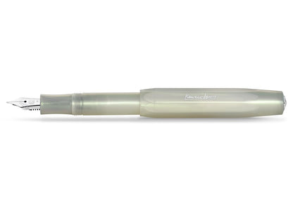 Kaweco LUNAR SPORT Fountain Pen Light Green I Premium Reservoir Pen with Steel Nib for Ink Cartridges 13 cm I Nib: B (Broad)