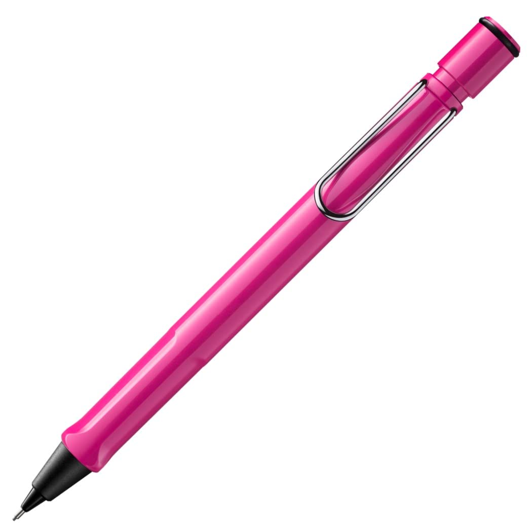 LAMY safari blue - Fountain Pen with ergonomic grip & polished steel nib in size F - ideal for any Writing & Calligraphy - including LAMY T 10 blue cartridge - Right-Handed