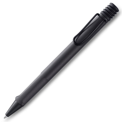 LAMY safari blue - Fountain Pen with ergonomic grip & polished steel nib in size F - ideal for any Writing & Calligraphy - including LAMY T 10 blue cartridge - Right-Handed
