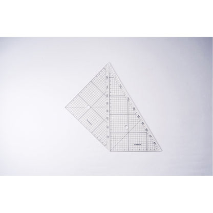STAEDTLER 966 24 Triangle Ruler Drawing Set for Layout 9.4 inches (24 cm)