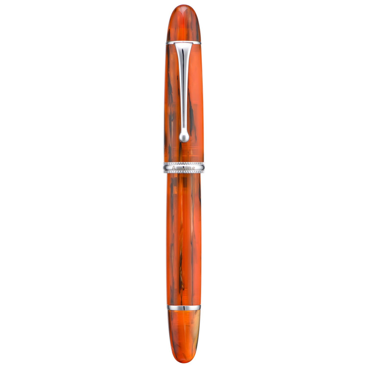 Asvine V800 Fountain Pen – Vacuum Filling System with Large Ink Capacity – Smooth Number 8 Fine Nib with Gift Case and Wrench- Green Acrylic
