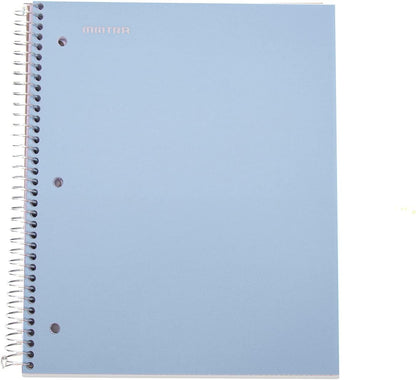 Mintra Office Durable Spiral Notebooks, 1 Subject, (Spring Pink, Sun Yellow, Arctic Ice, College Ruled 3pk)