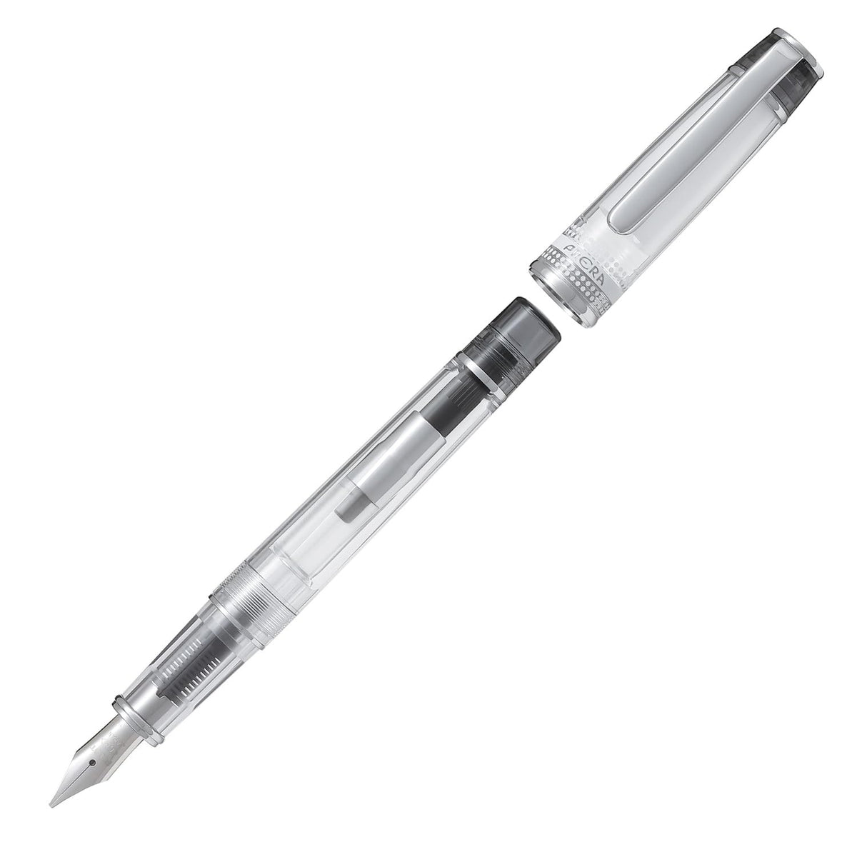 PILOT PRERA Fountain Pen, Color Matching, CM Calligraphy, Transparent Black, PFPR1TBCM