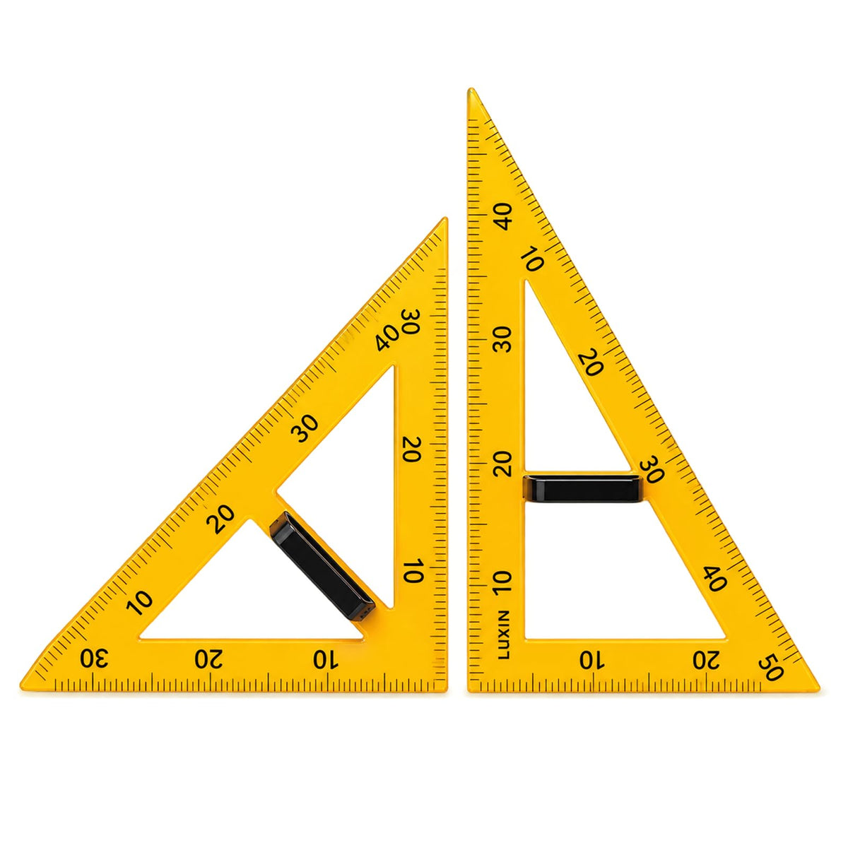 39 Inch Strong Magnetic Straight Ruler and Protractor Geometry Teaching Kit