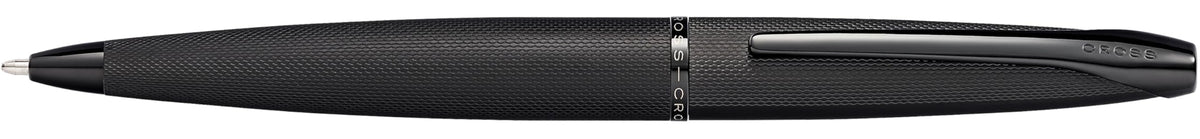 Cross ATX Sandblasted Dark Blue Fountain Pen, Fine Nib, Black Ink