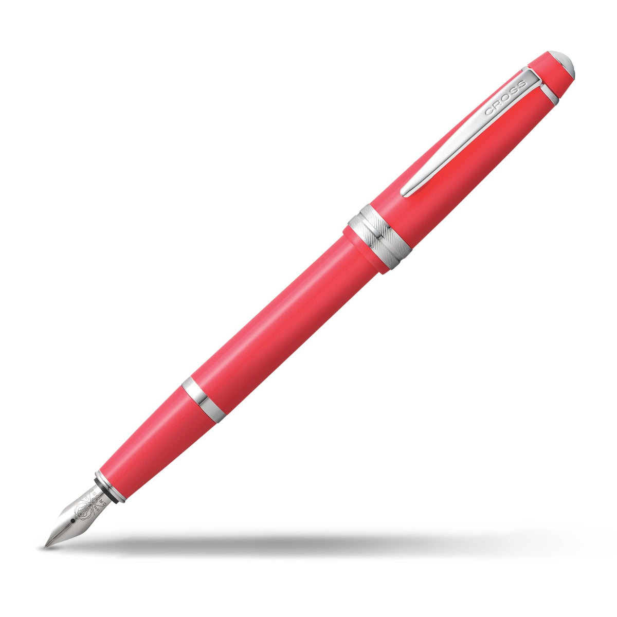 Cross Bailey Light Polished Burgundy Fountain Pen, Black Ink