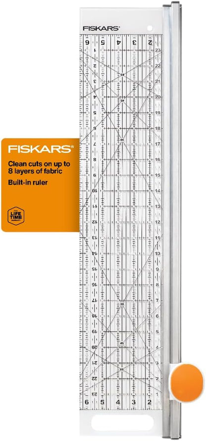 Fiskars 2-Piece Square Sewing Ruler Set, 6.5" x 6.5" and 12.5" x 12.5"