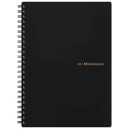 Maruman Mnemosyne Spiral Notebook, A4, 8.27"x11.69", 7mm College Ruled
